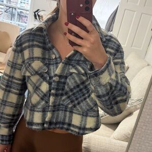 Cozy Zara Cropped Shacket